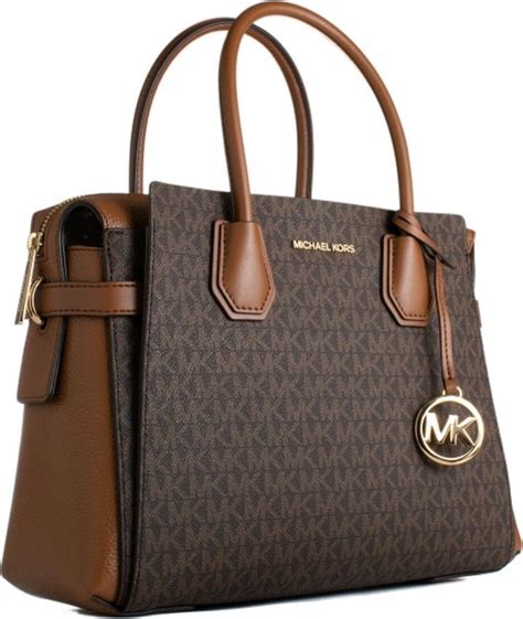 sac à main michael kors marron|michael kors leather tote.